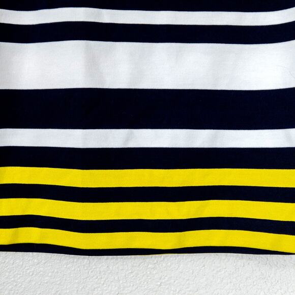 Ann Taylor Women’s Skirt Nautical Preppy Classic Striped Knit Mini White Size 10 - Picture 4 of 6